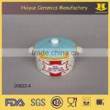 Ceramic Small Ragout Bowl With Lid thumbnail-4