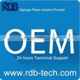 RDB 2014 New Product Network Digital Signage Player With Free Software China Supplier DS009-1