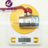 GLD 5PCS/LOT Hot Sale 1/4" Double Male Ball Valve External Thread ,brass Ball Valve ,copper Valve , thumbnail-2