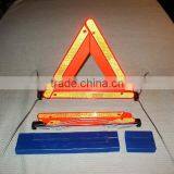 Car Safety Yellow Warning Triangle