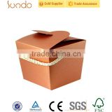 hot sale paper clear gift box