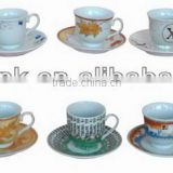 Newest hot sell commercial coffee tea ceramic cups