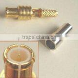 RF Connector MCX Male Window Straight Crimp for RG174 RG316 Cables