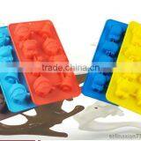 Xmas Santa Claus Silicon Chocolate Mousse Dessert Ice Cube Pudding Mold Tray