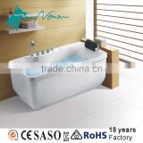 CE bathroom whirlpool tub/massage tub 1 person