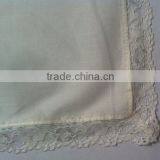 White Handkerchief With Lace Edge thumbnail-3