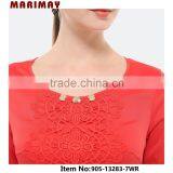 2015 New Images of Ladies Casual Tops Lace Casual Shirt thumbnail-6