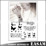 Wholesale butterfly arm band tattoo/body tattoo sticker/temporary tattoo