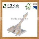 OEM Eco-friendly Assembled Unfinished Pine Small Wooden Plane Toys thumbnail-5
