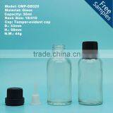 30ml 1oz Clear Glass European Dropper Bottle for Essential Oil or Olive Oil thumbnail-1