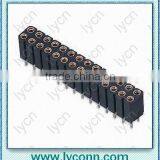 2.54 mm Solder Type Double Row SIP Socket