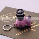 Imitation Mini Camera Key Chain, LED Small Hangings Gift Colorful Plastic Key Ring/ thumbnail-3