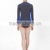 2mm Long Sleeve CR Neoprene Blue Diving Wetsuit; 2mm Women's Blue Full Wetsuit;2mm Women's Blue Wetsuit for Diving thumbnail-2