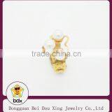 2015 Three Preal With Gold Plated Heart Shape Stainless Steel Rings thumbnail-1