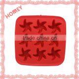 Apple Shape Ice Cube Tray Stirrer Plastic TPR Tray Jelly Chocolate Maker Lemon