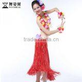 Wuchieal Sexy Hawaii Hula Skirt Costume, Belly Dance Costume in Festival Ceremony thumbnail-4