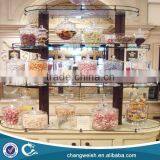 Glass and Wood Lighter Candy Display Stand