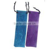 Embroidered Small Custom Velvet Jewelry Bag
