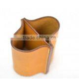 Leather Under Desk Storage Leather Pen Container