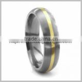Tungsten/titanium/316L steel polished rings factory