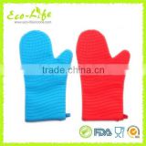 Silicone Cotton Lining Oven Mitts BBQ Kitchen Gloves Heat Resistant