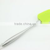 food safe stainless steel handle silicone spatula