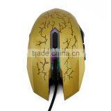 Gold 3200 DPI USB Wired Mouse Mice,LED Optical Gaming Mouse thumbnail-2