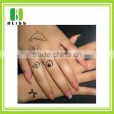 Body Art Waterproof Civilization Custom Metallic Colorful Skin Safe Water Transfer Sticker India Temporary Tattoo thumbnail-1