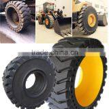 Rims Solid Rubber Tires Solid Loader Tyre 23.5 x 25