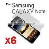 6 Pcs Clear LCD Screen Protector Flim For Samsung Galaxy Note GTN-7000 I9220 6x thumbnail-1