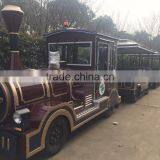 Diesel Power Trackless Tourist Fun Train, Amusement Park Train,Kids Ride Train thumbnail-3
