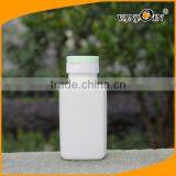 Custom Logo Nature White Rectangular HDPE Pill Bottles With Flip Cap 190cc thumbnail-3