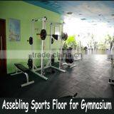 Blue Grid Pattern Floating Floor for Kindergarten, Gymnasium thumbnail-4