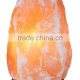 Healthy Himalayan Natural Ionic Rock Crystal Salt Night Light Lamp 3 to 4 Kg UL Approved 6 Fts Cord Bulb w Base thumbnail-1