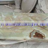 BEAUTIFUL LIGHT GREEN ONYX TABLE TOPS COLLECTION thumbnail-5
