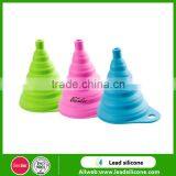 Wholesale Kitchenware Foldable Silicone Funnel,Collapsible Silicone Funnel thumbnail-2