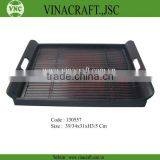 Brown Vintage Cheap Bamboo Tray