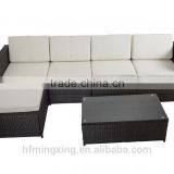 6 PCS Outdoor Patio Sofa Set Sectional Furniture PE Wicker Rattan Deck Couch thumbnail-1