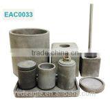 Eco-fridendly Natural Stone Concrete Or Cement Bathroom Accessories Set thumbnail-1