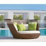 Good Quality Beach Chair Outdoor Rattan Furniture Pool Sun Bed thumbnail-2