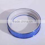 Set 3 Clear Coned Shape Glass Storage Jars With Red Plastic Lid thumbnail-6