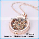 Aromatherapy Jewelry Essential Oil Diffuser Locket Perfume Necklace thumbnail-4