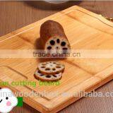 Eco-friendly Solid Natural Wooden Cutting Chopping Blocks Bread Fruit Board thumbnail-1