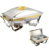 Gold Plated Stainless Steel Buffet Furnace thumbnail-5