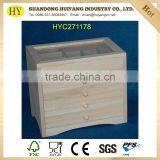 Compartment Essential Oil Box With Drawers Wooden Desktop Organizer thumbnail-1