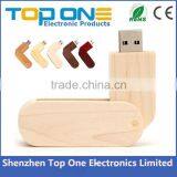 Wholesale New Arrival Engraving Logo Twister Wood Usb Flash Drive, Rotated Bamboo USB Stick thumbnail-6