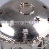 Home Decoration Pavilion Type Candlestick/Portable Iron+Glass Hollow Out Candle Holder thumbnail-5