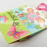 Shopping Paper Bag With 3D Flower Pattern/Printed Foldable Gift Bag thumbnail-5