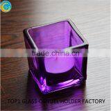 Sprayed Squre Glass Decor Wedding Table Decorations thumbnail-4