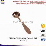 Food Grade Metal Colorful Tea Spoon in 5 ML